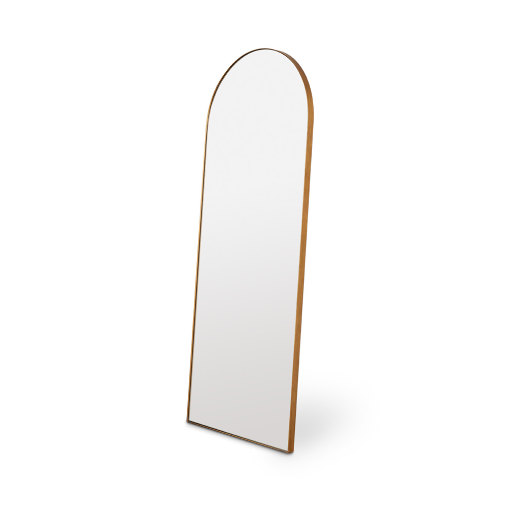 Philip Floor Mirror: Gold Frame